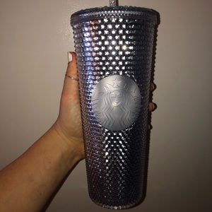 Starbucks silver Christmas cup